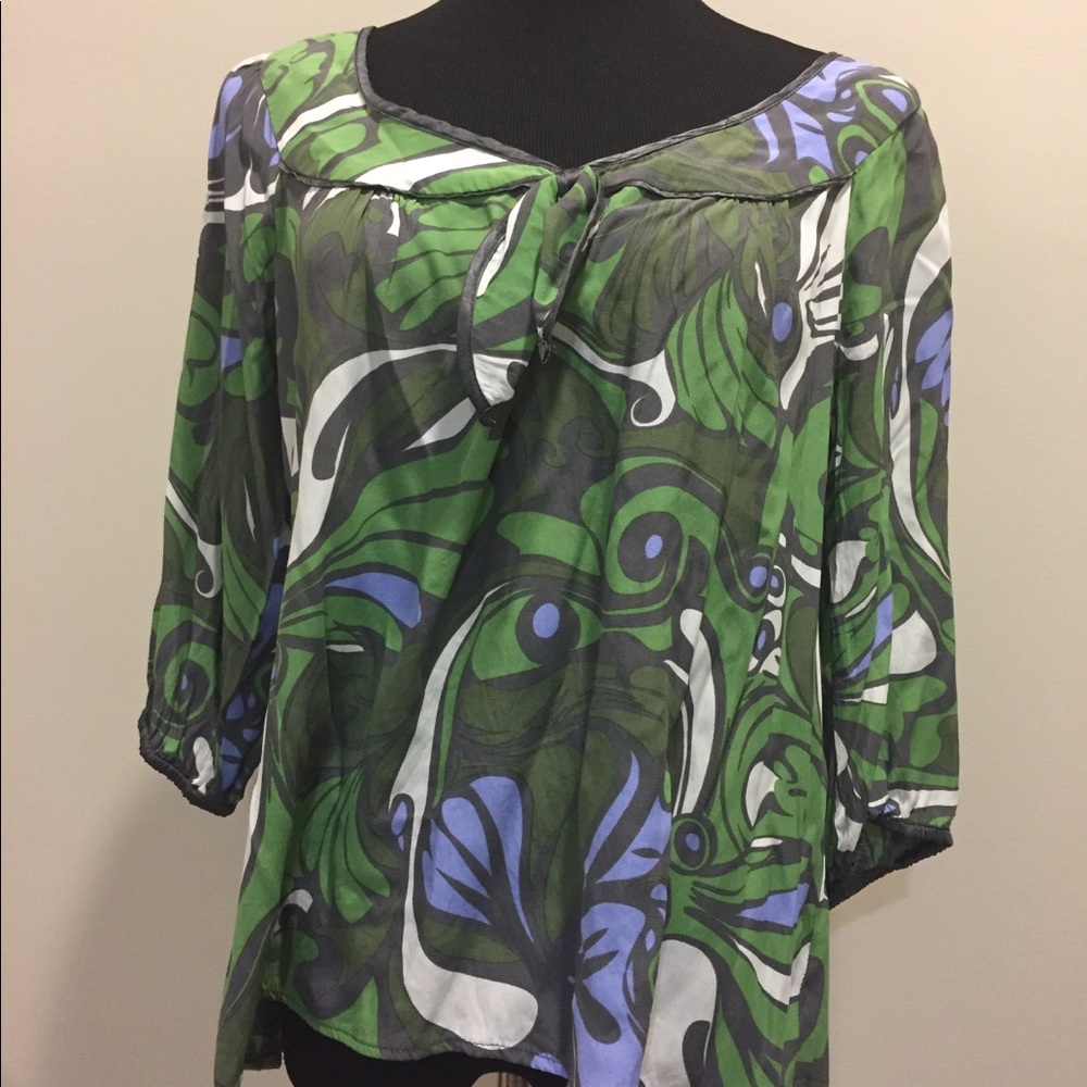 100% Rayon Blouse by Jaloux
